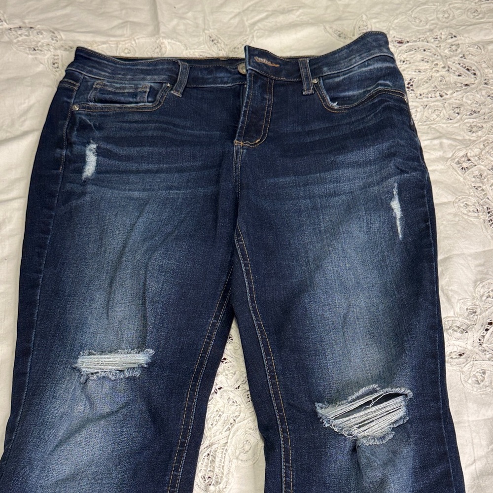 👖 Silver Jeans Women's High Rise Deep Blue Denim